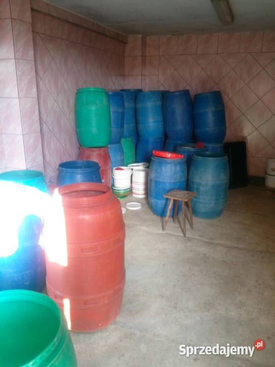 Beczki plastikowe do koszenia 120litrow