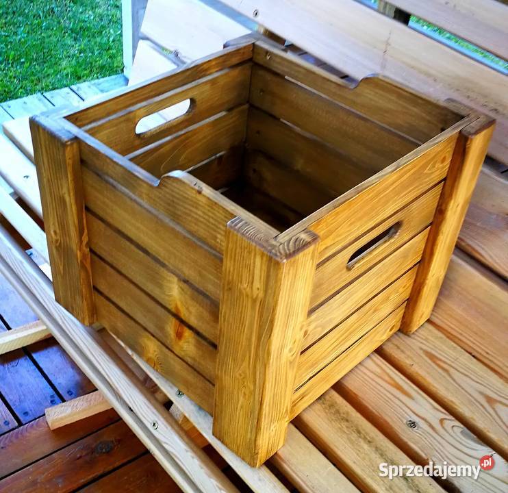 Skrzynka na winyle pojemnik na owoce donica inny kolor Radków sprzedam