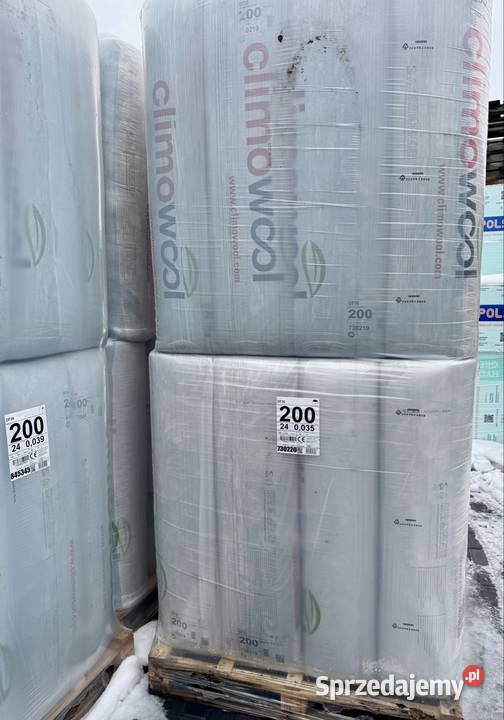 Wełna mineralna mata Climowool DF035 lambda 0035 Oleśnica