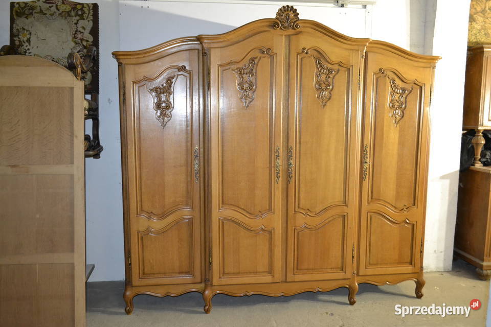 szafa ludwikowska 4 drzwiowa dąb Będzin