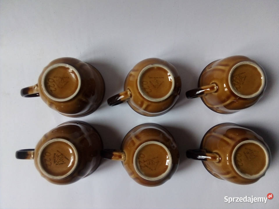 6 filiżanek nostalgia porcelit Pruszków vintage Filiżanki i spodki sprzedam