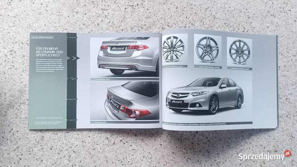 HONDA Accord VIII CU12 Prospekt Bytom