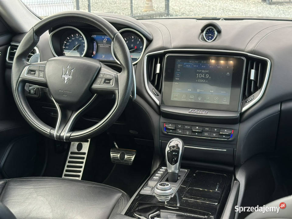 Maserati Ghibli 30 V6 410 SQ4 4x4 2017r kamera dolnośląskie Wojkowice