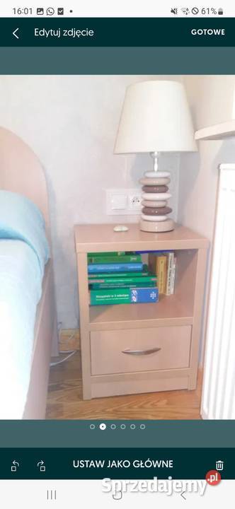 Meble sypialnią Komandor łóżko szafa i szafki