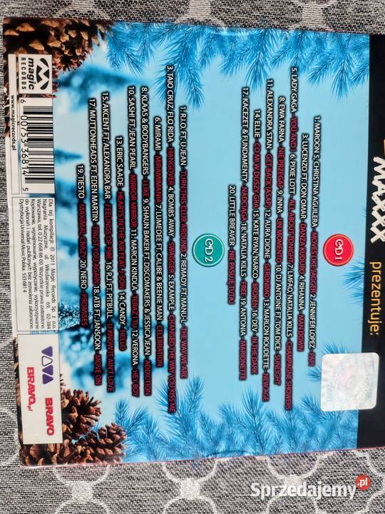 Bravo Hits Zima 2012 2CD RMF MAXXX Muzyka dolnośląskie Wrocław