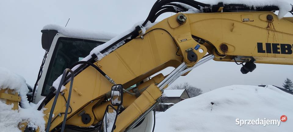 koparka kołowa liebherr A314 z głowicą Engcon nie Andrychów