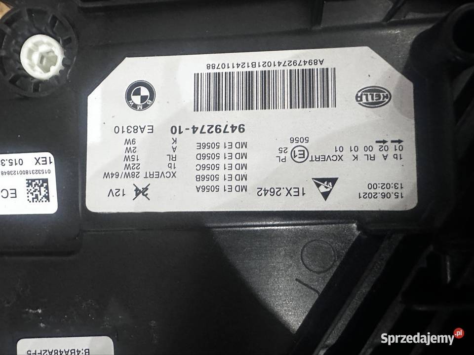 BMW 5 G30 Lampy Orgynal Hella Laser komplet Opole
