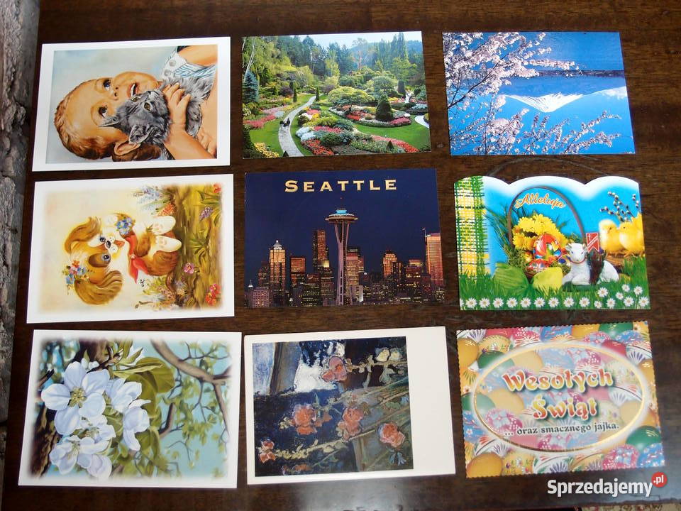 Pocztówki Karty świąteczne Łódź sprzedam