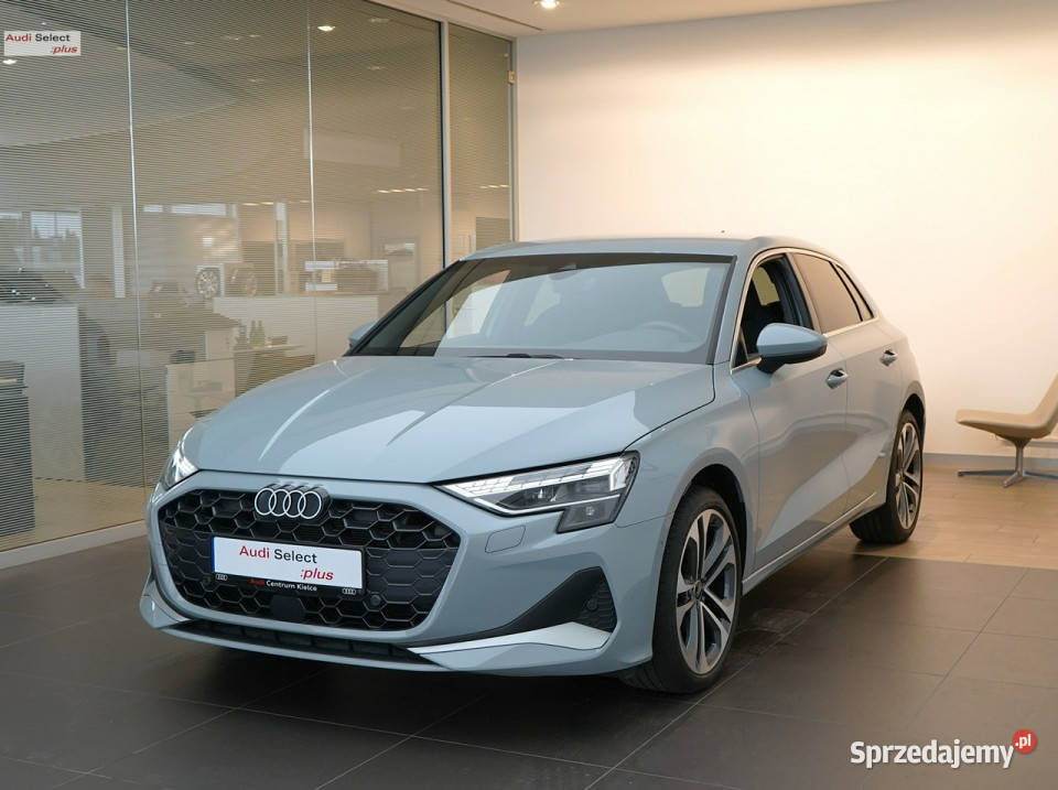 Audi A3 Sportback 35 TFSI 150 TempomatACC Kamera Zarejestrowany w Polsce świętokrzyskie Kielce