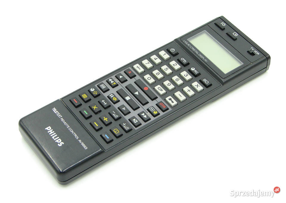 Pilot uniwersalny TV VCR Philips AV5693 retro Cielądz