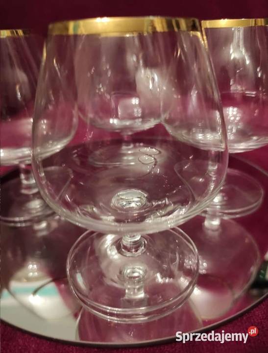 KIELISZKI DO KONIAKU O KLASYCZNYM KSZTAŁCIE ZE Porcelana i szkło Pabianice