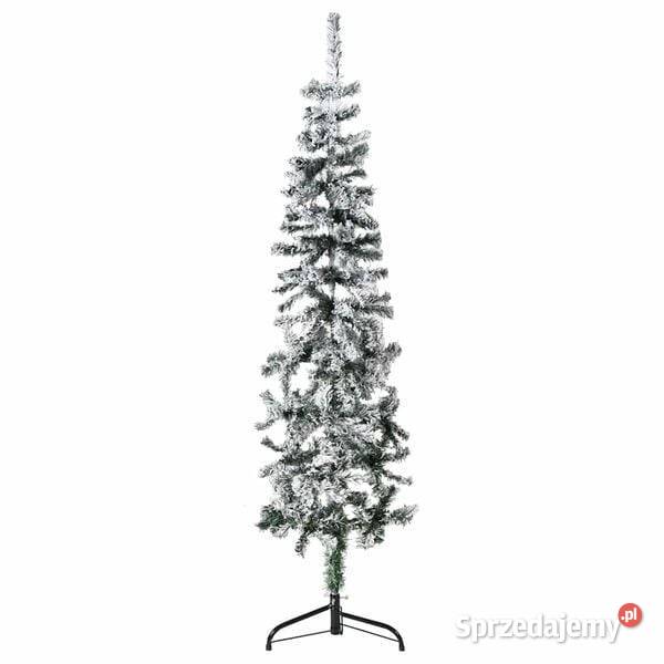 vidaXL Smukła choinka połówka sztuczna Dekoracje świąteczne Warszawa sprzedam