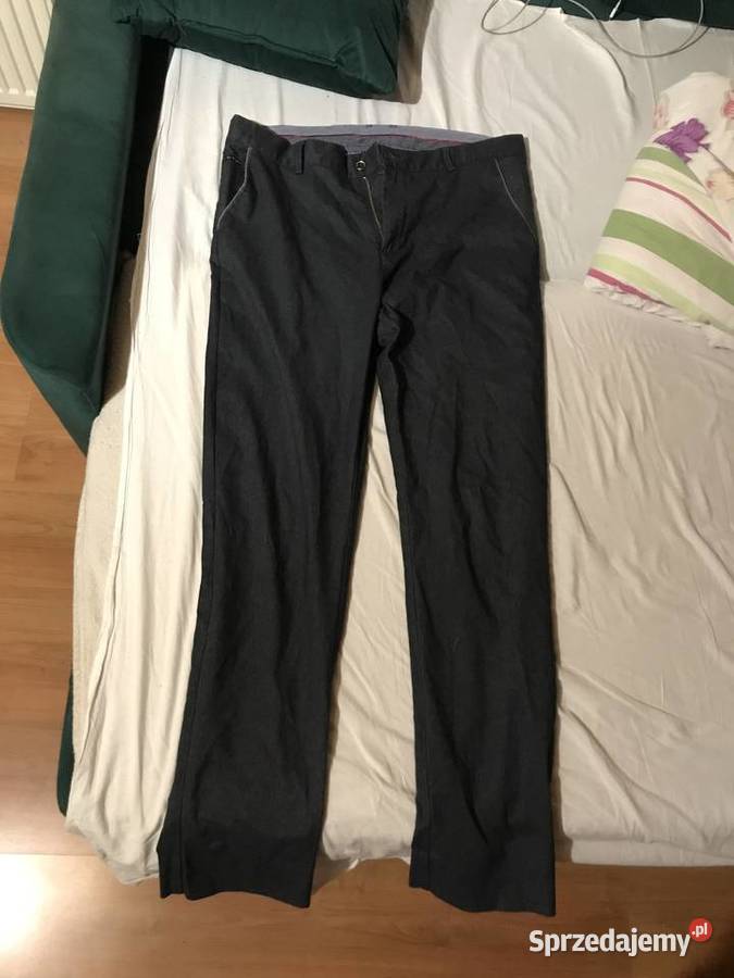 Eleganckie spodnie CTM Moda 98 bawełna Rozmiar L Jaworzynka