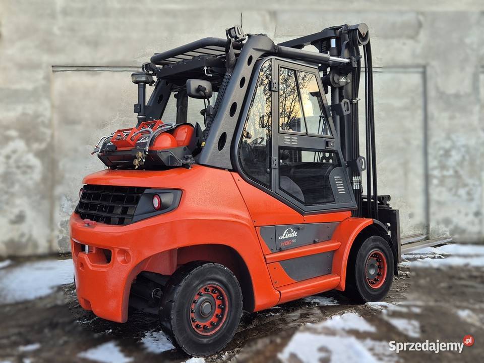 Linde H60 2021r kabina klima wózek widłowy H70 gaz Wózki widłowe Rybnik