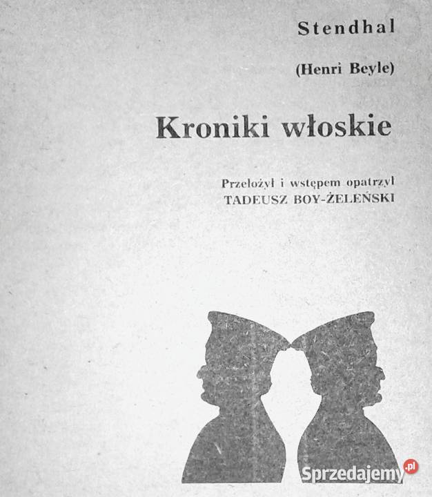 Kroniki włoskie Stendhal Chełm