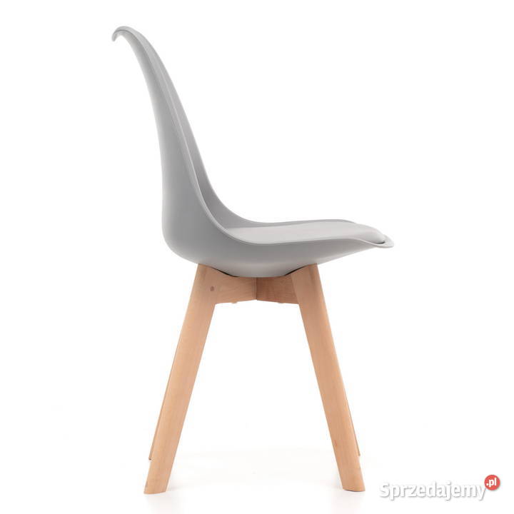 Szare Krzesło Dublin Z Poduszką Szarą Wysyłka