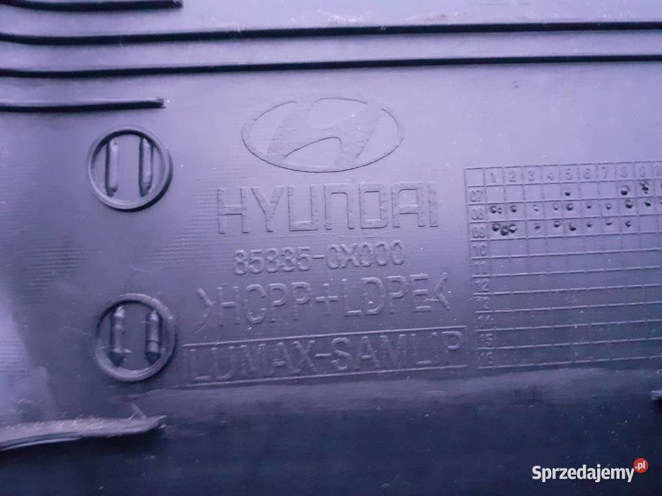 Słupek środkowy Hyundai i10 2008 2013 858350x000 Ostrów Wielkopolski