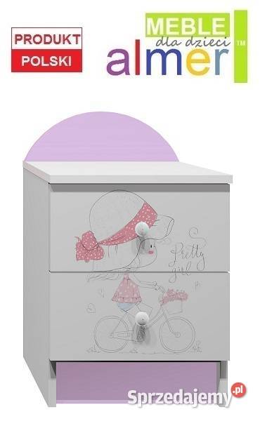 PRETTY GIRL 22 N18 szafka nocna dziecięca 40x40 Jastrzębie-Zdrój