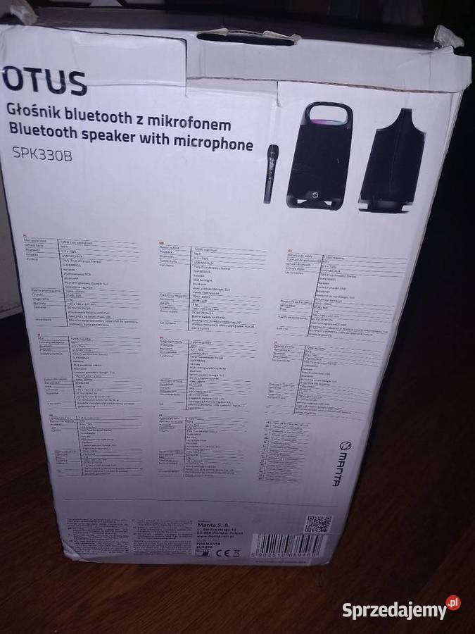 Głośnik bluetooth z mikrofonem Manta otus Łódź