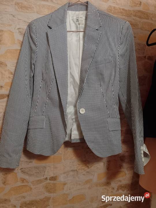 40L ZARA Biało granatowa kamizelka biznesowa z Kraków sprzedam