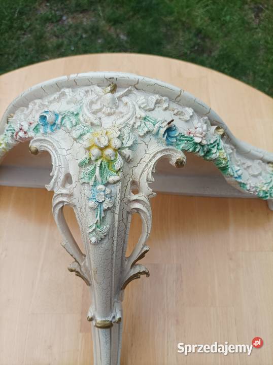 Konsola antyk styl barokowy na ścianę Sterdyń