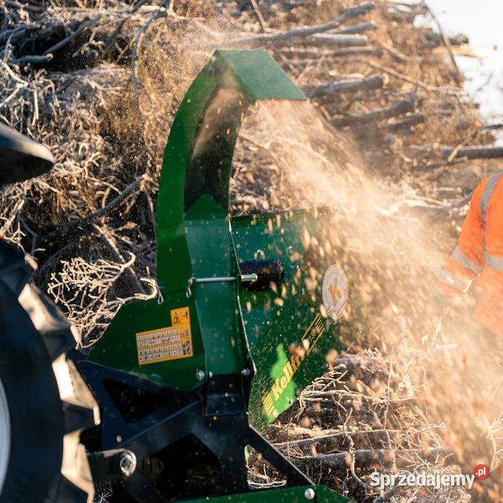 Rębak o wydajności do 10 mgodzinę rozdrabnia