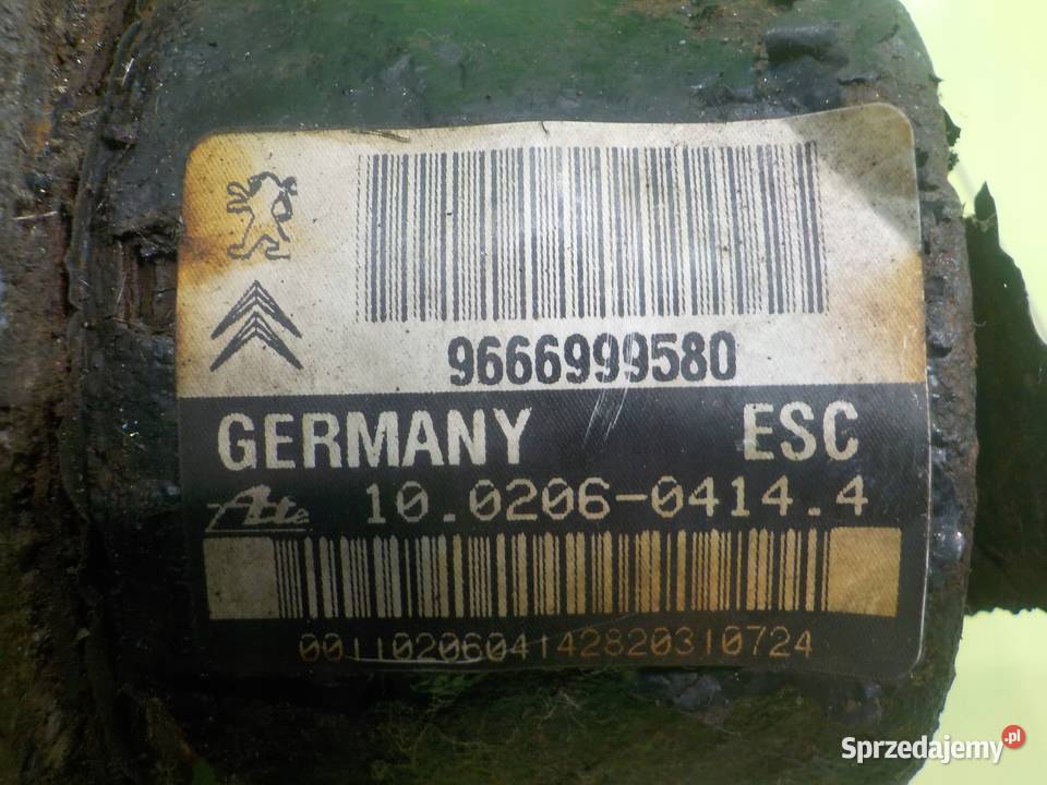 CITROEN DS3 16 B 10r 3D pompa ABS 9666999580 osobowe