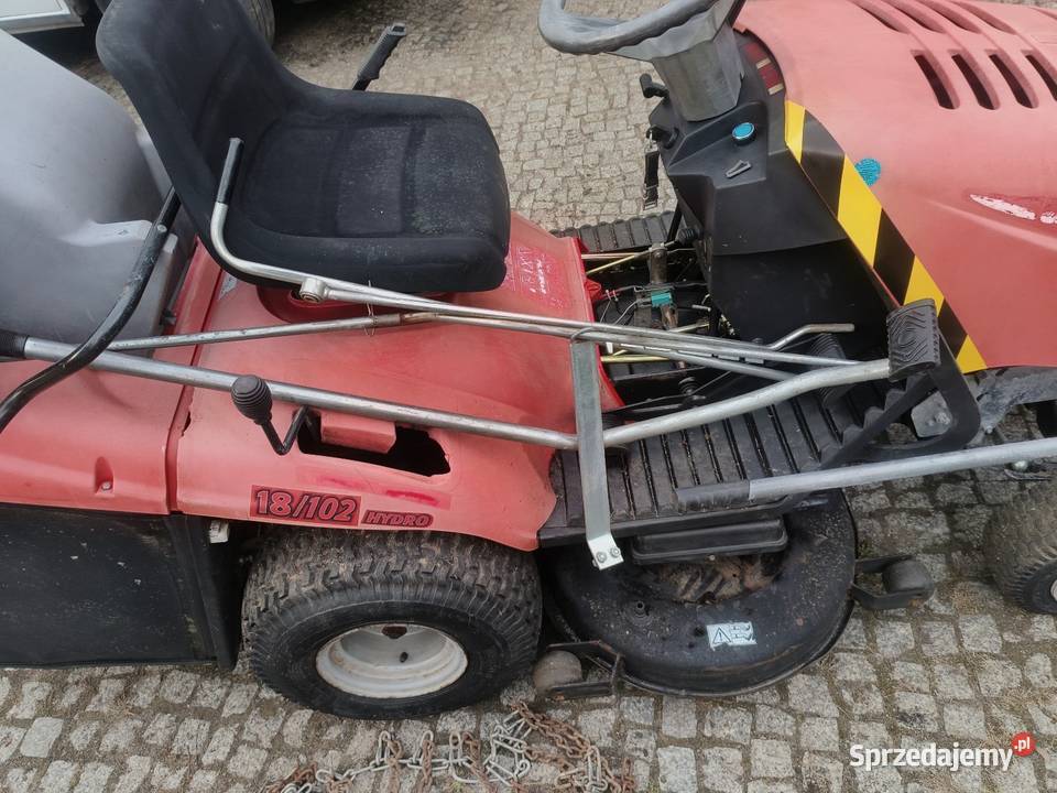 Kosiarka traktorek GGP TCR 102 briks 18 pług Krosno Odrzańskie sprzedam