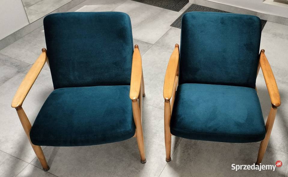 2 Fotele GFM64 z 1965 r typ pm0300188 wielkopolskie Stęszew
