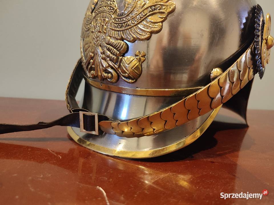 Piękny hełm pruski Łódź