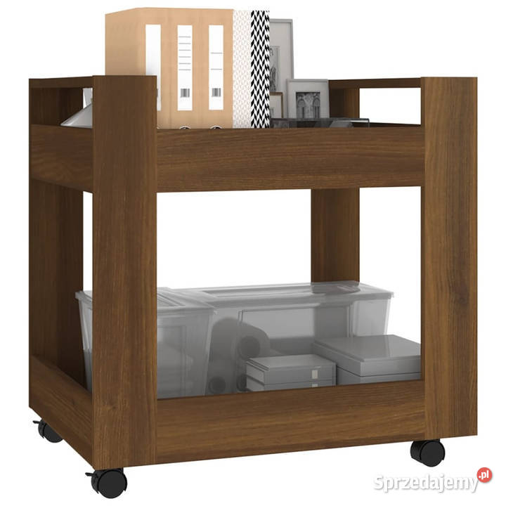 Półka pod biurko brązowy dąb 60x45x60 WM816607 Warszawa