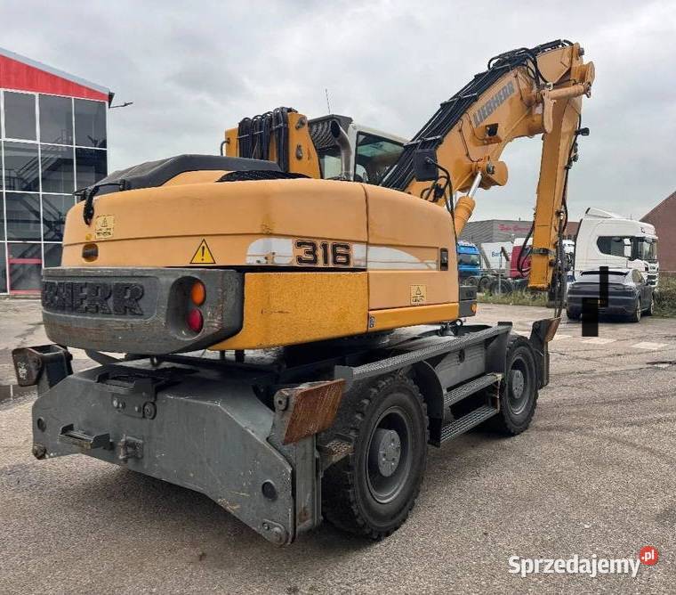 Koparka kolowa przeladunkowa Liebherr A 316 Koparki mazowieckie Warszawa
