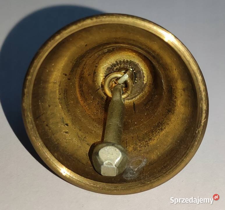 Mosiężny dzwonek dzwoneczek mały wysokość około Warszawa