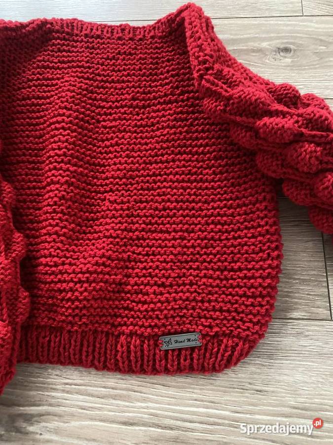 Sweter ręcznie robiony Rozpinane  Zubrzyca Górna
