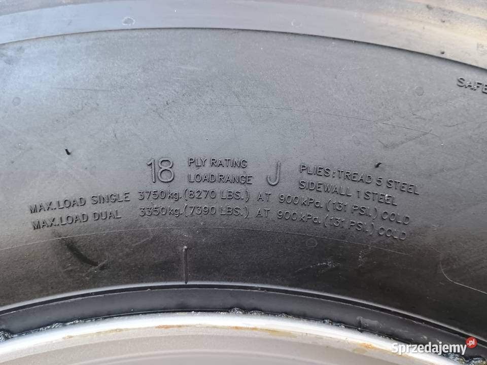 Koła 31570R225 8 otworów do przyczepy HL Brandys sprzedam