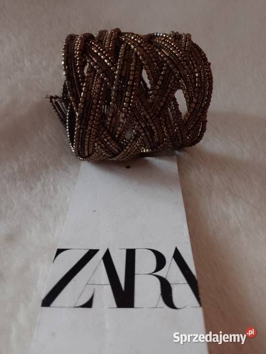 ZARA Szeroka Bogato zdobiona bransoletka na rękę Kraków