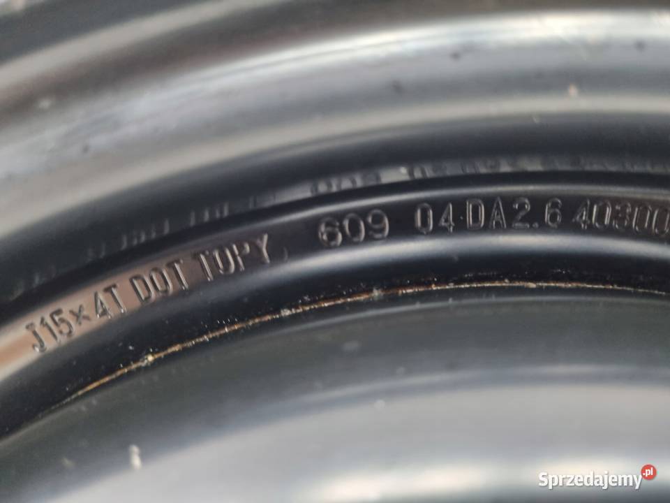 KOŁO DOJAZDOWE Nissan Almera N16 13580 R15 Samochodowe Chełm