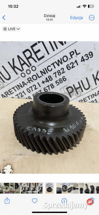 Case Magnum koło zębate 87615782 Jastrzębniki