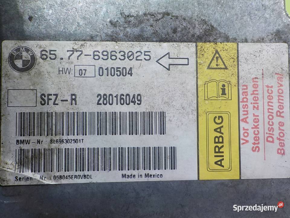 BMW 6 E64 E63 30 B AUT 05r CABRIO modul sensor Suków