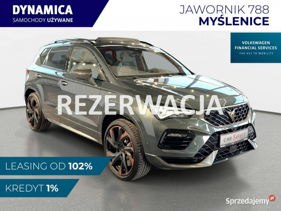 Cupra Ateca VAT 23 VZ Tribe Edition 20TSI 300 małopolskie Myślenice sprzedam