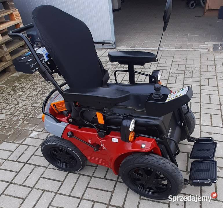 Wózek inwalidzki Meyra optimus duży na zewnątrz sprawny