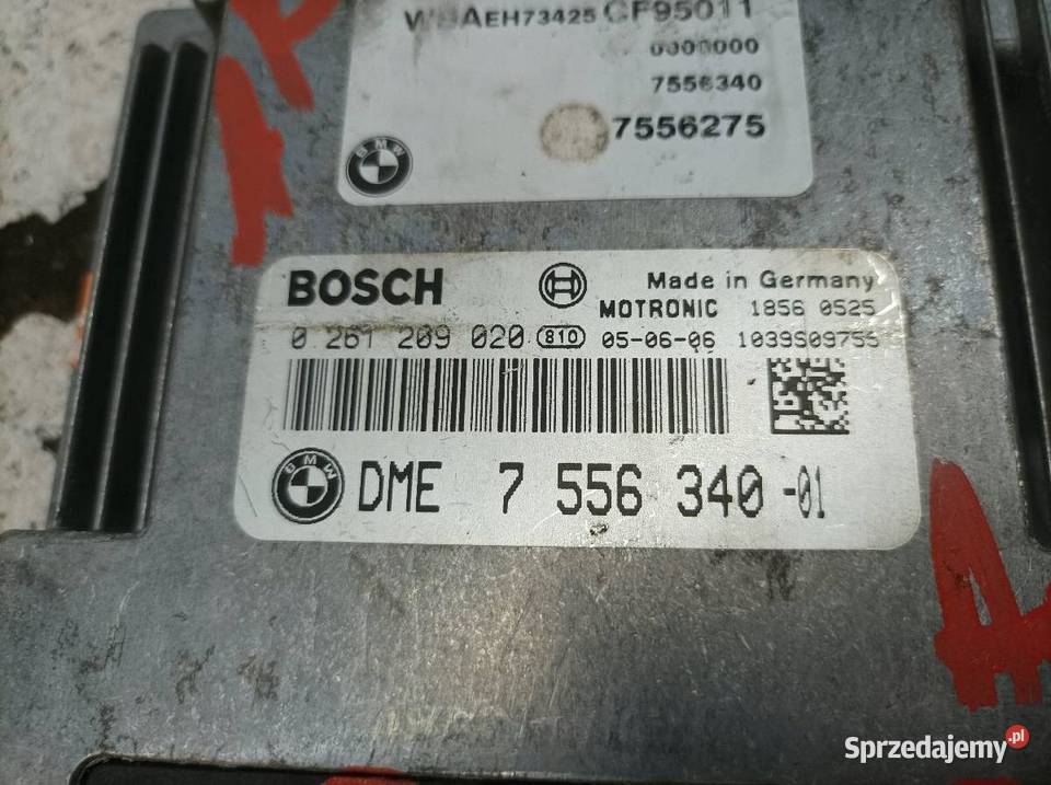 STEROWNIK SILNIKA 7556340 0261209020 44 B 451 Rok produkcji 2005