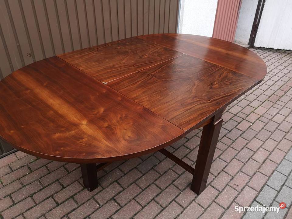 Stół ArtDeco Okrągły 120 Zgrabny Antyk Stary Swarzędz