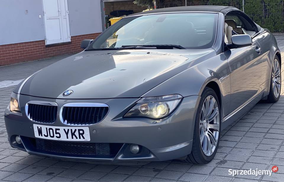 BMW kabrio sport 630i Anglik Kabriolet Seria 6 BMW Człuchów