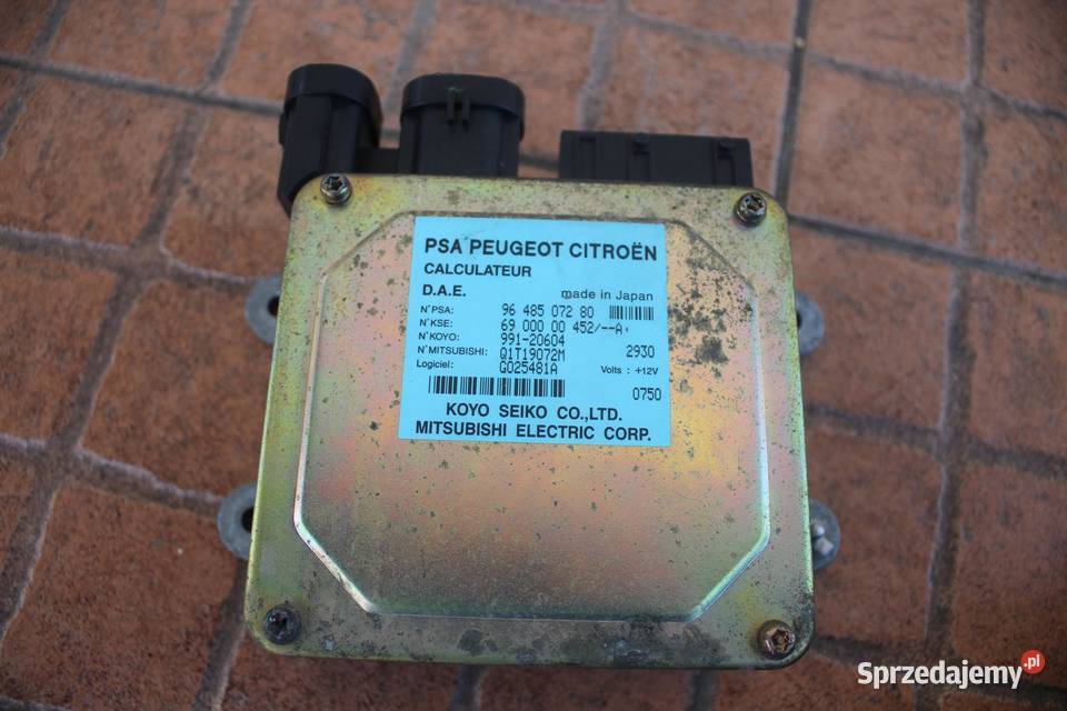 MODUŁ STEROWNIK WSPOMAGANIA CITROEN C3 I