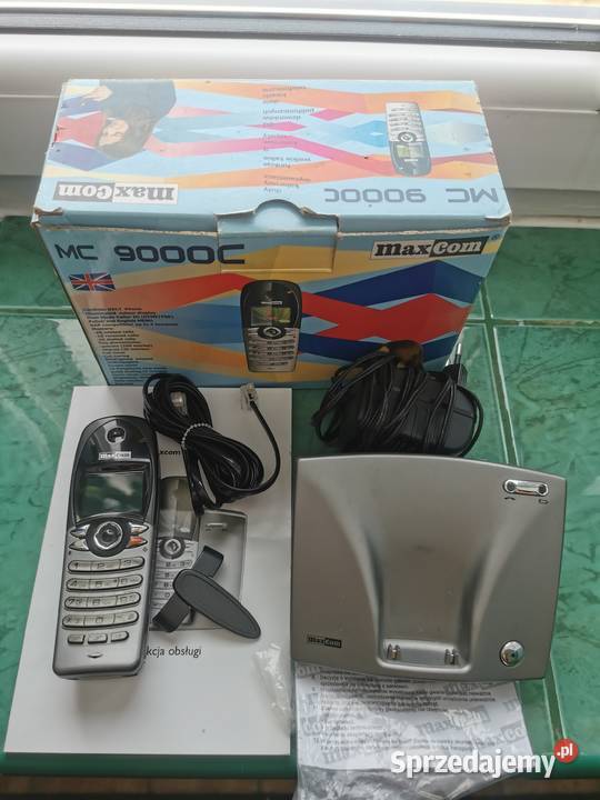 MAXCOM MC9000C Telefon bezprzewodowy Ładowarka Skarżysko-Kamienna