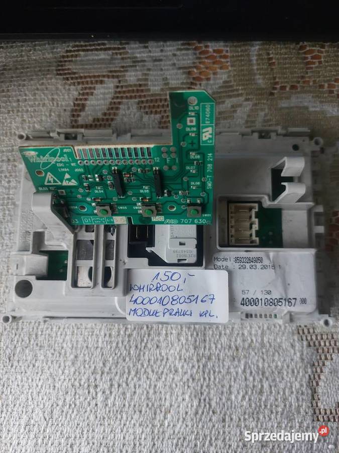 WHIRLPOOL 400010805167 MODUŁ PRALKI KPL Nowy Sącz