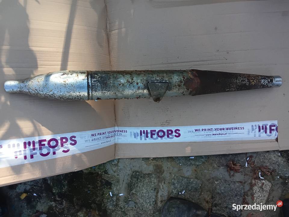 Tłumik zabytkowy motocykl