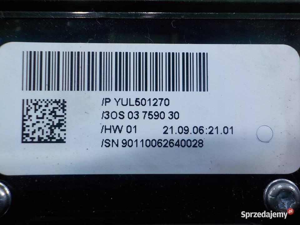 RANGE ROVER L322 36 TD V8 06r 5D panel Panele sterowania, przełączniki