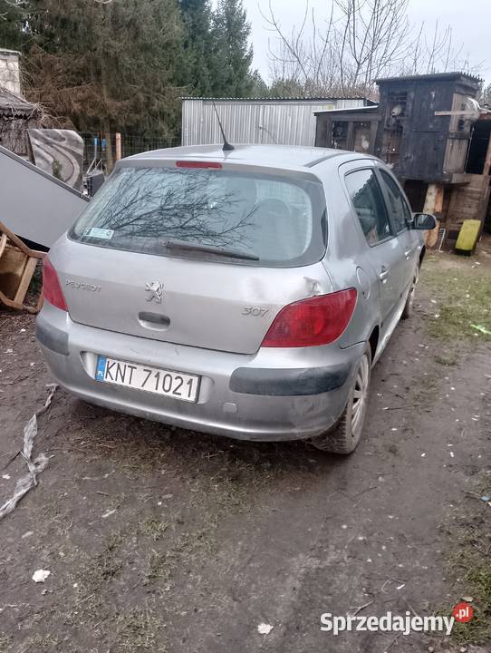 Sprzedam samochód osobowy marki Peugeot 307 Rypin